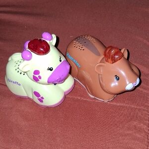 Colorful Giraffe and Hamster Learning Toy Set